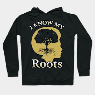 I Know My Roots Black Pride Design Hoodie